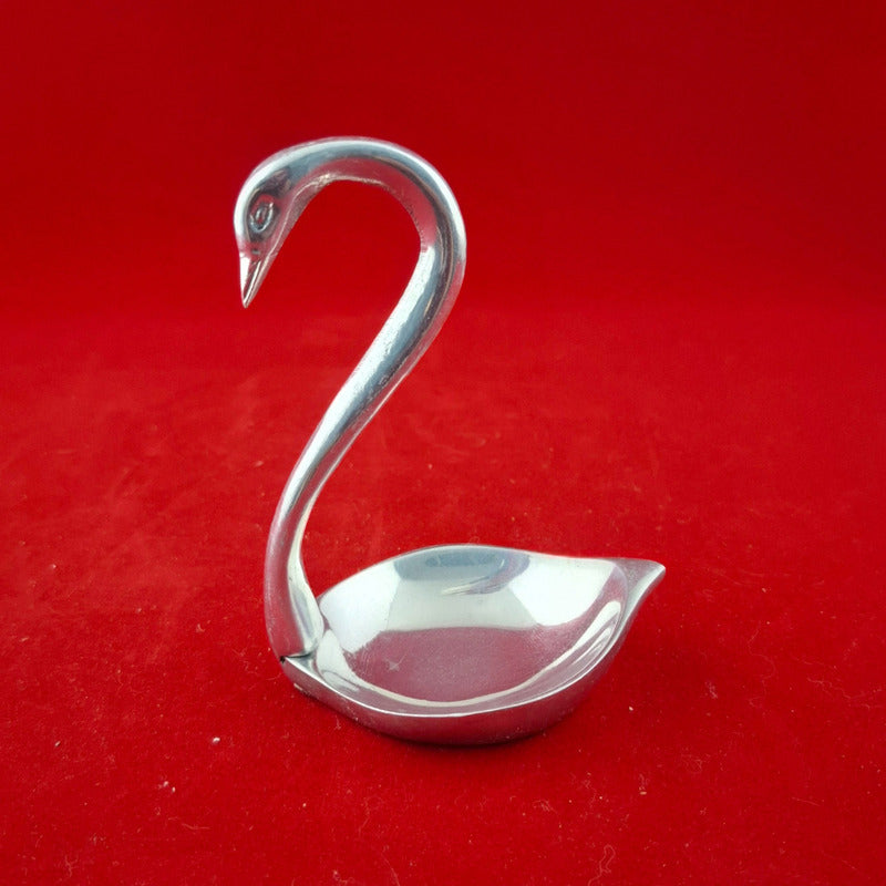 Alhajero Cisne De Pewter Elegancia Para Tu Tocador