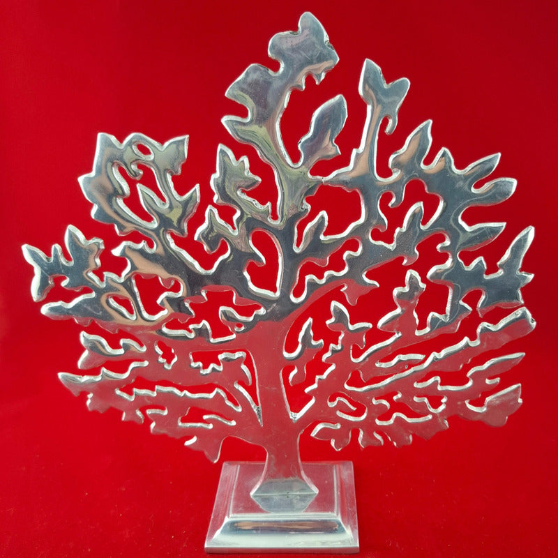 Árbol Decorativo De Pewter Elegancia Artesanal
