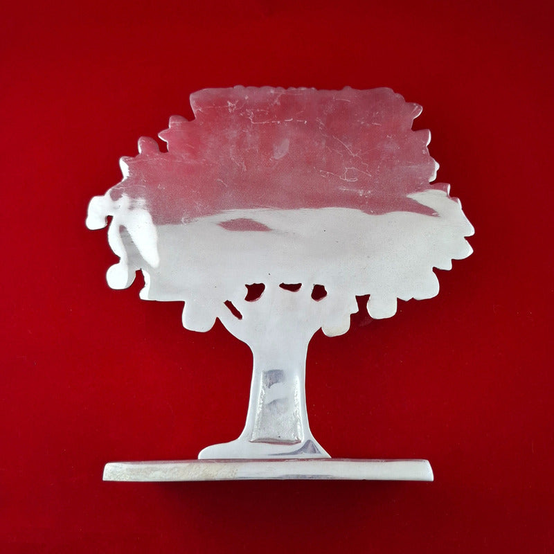 Adorno Árbol Padre Nuestro En Pewter 29.5 X 29 Cm