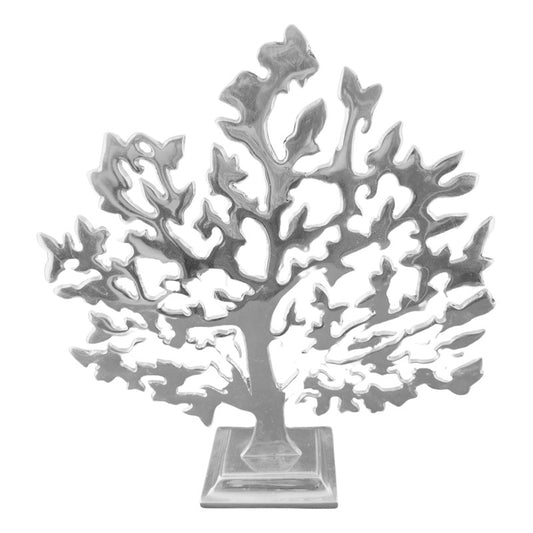 Árbol Decorativo De Pewter  Elegancia Artesanal
